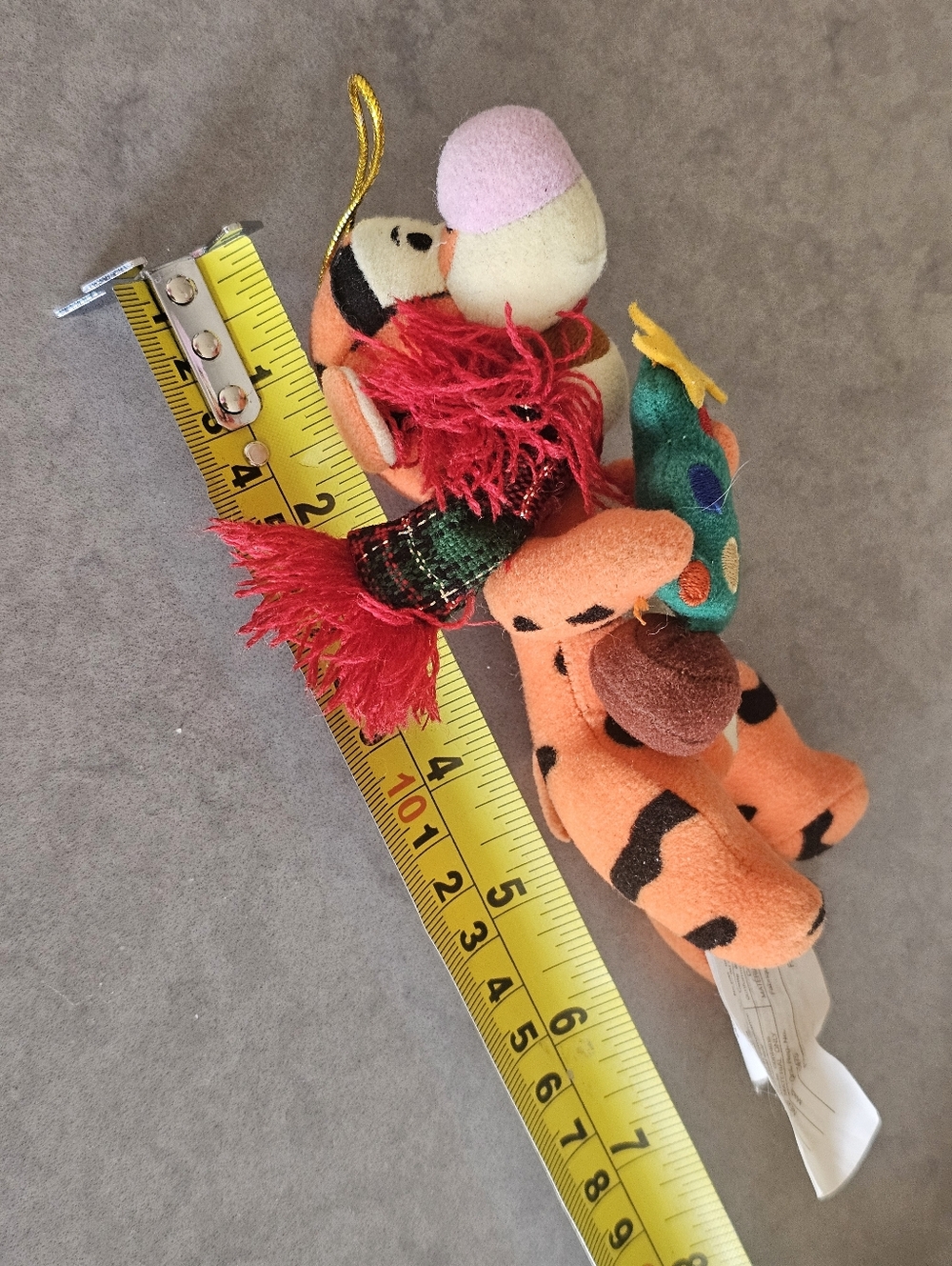 Vintage Disney Tigger Plush Christmas Ornament - Picture 7 of 7